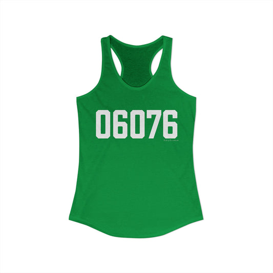 06076 Union CT Zip Code Women's Ideal Racerback Tank Top