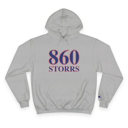 860 Storrs Red, White & Blue Champion Hoodie