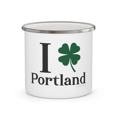 I Clover Portland Enamel Camping Mug