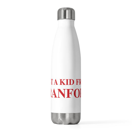 Just a kid from Branford 20 oz Insulated Bottle