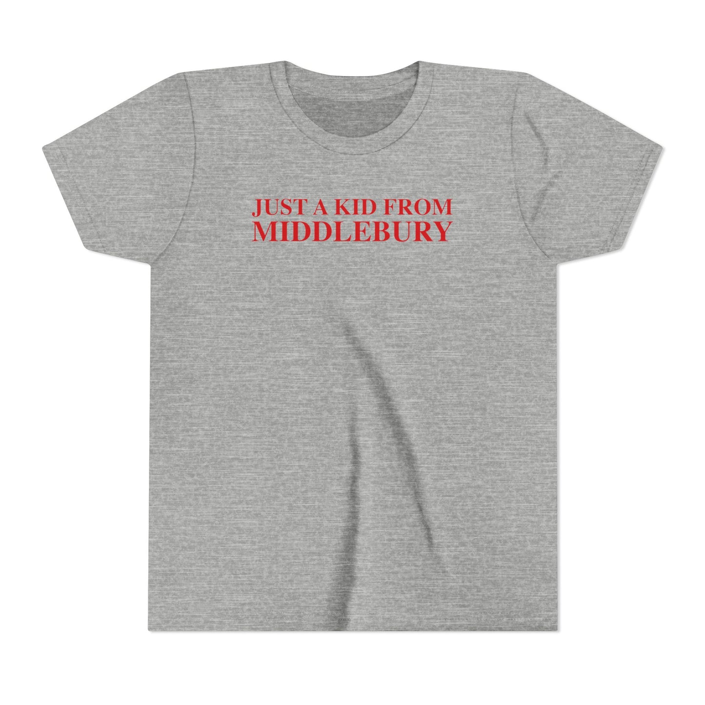 Just a kid from Middlebury Youth Short Sleeve T-Shirt