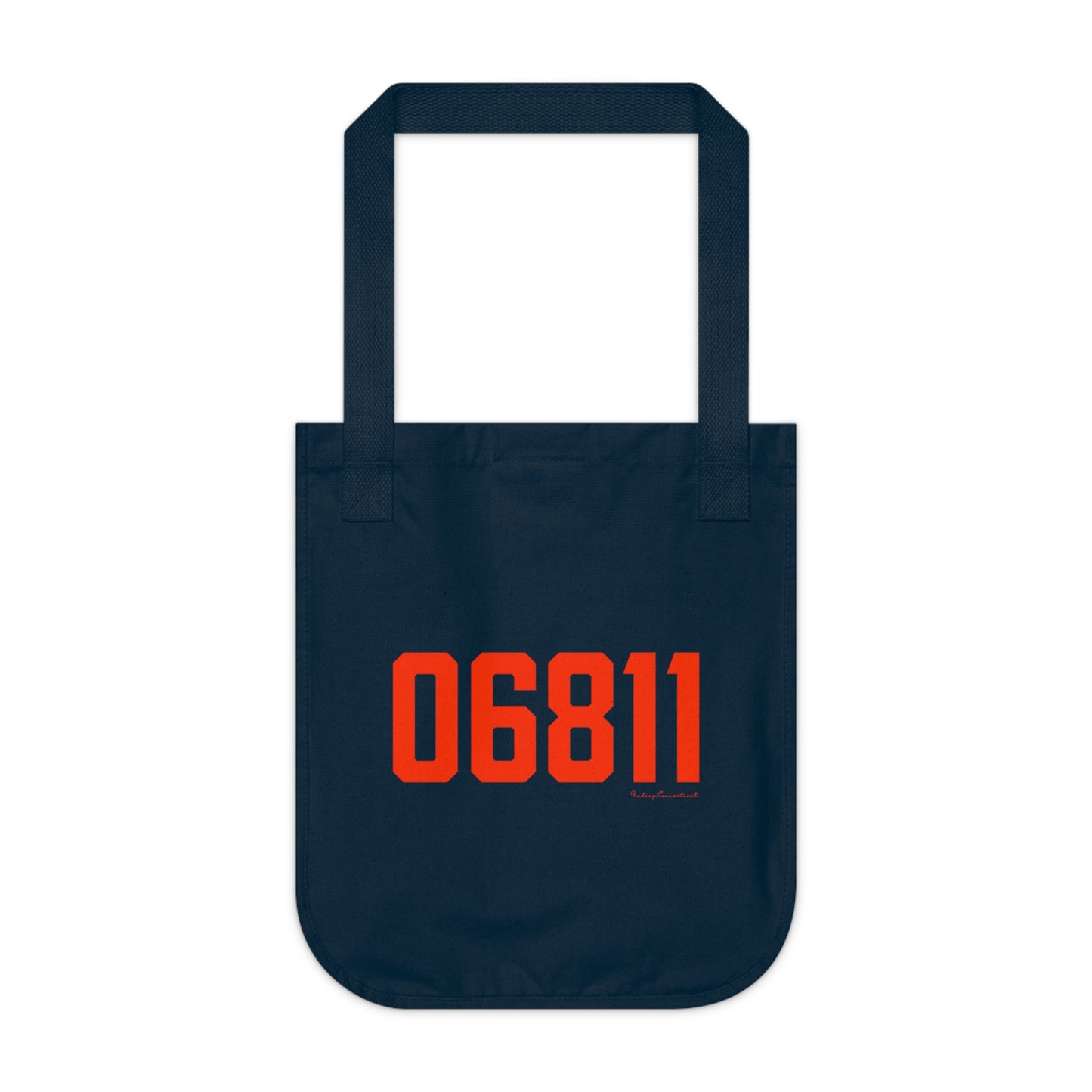 06811 Danbury Connecticut Zip Code Organic Canvas Tote Bag