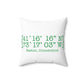 Easton Coordinates Spun Polyester Square Pillow