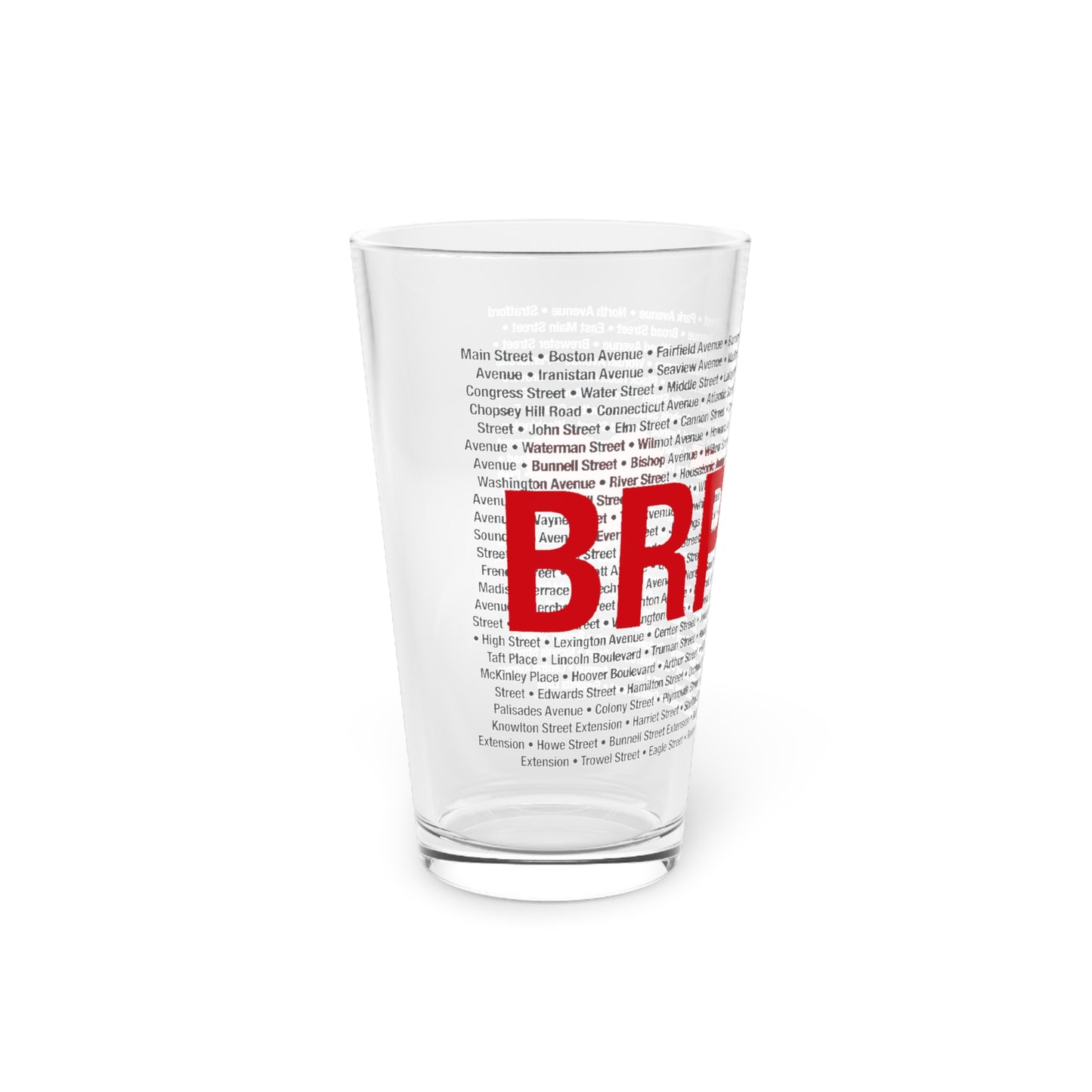Bridgeport Love Pint Glass, 16oz