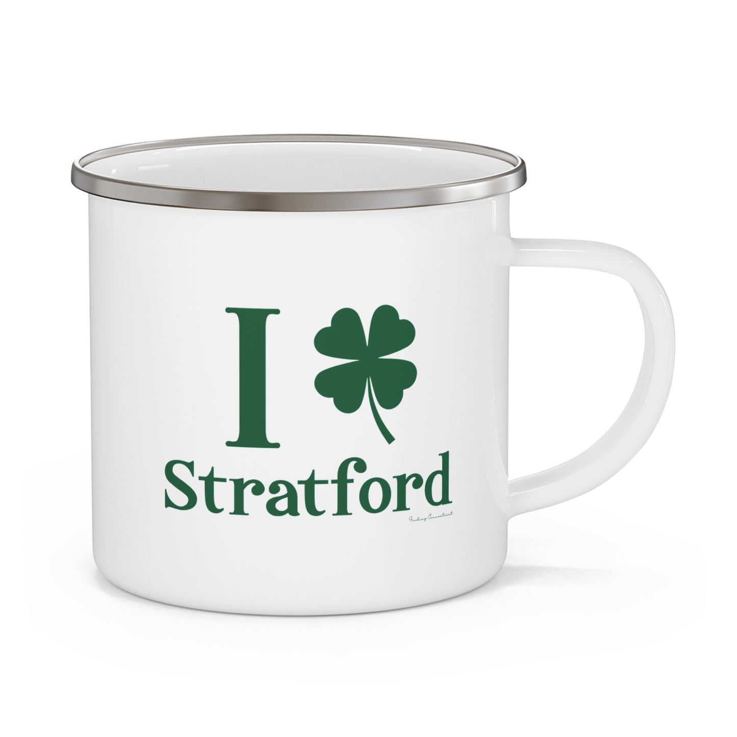 I Clover Stratford Enamel Camping Mug