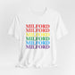 Milford Pride Unisex Jersey Short Sleeve Tee