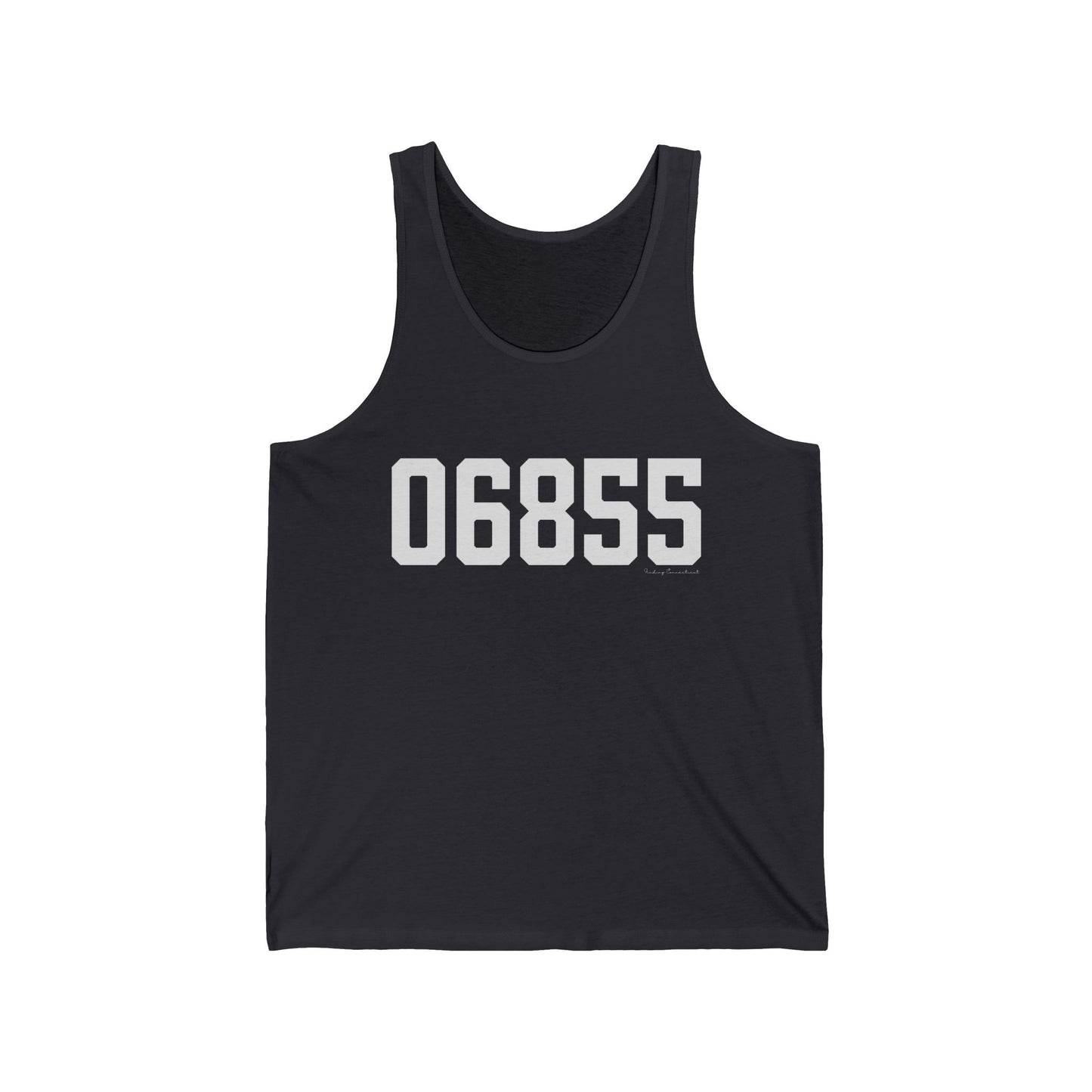 06855 Norwalk CT Zip Code Unisex Jersey Tank Top