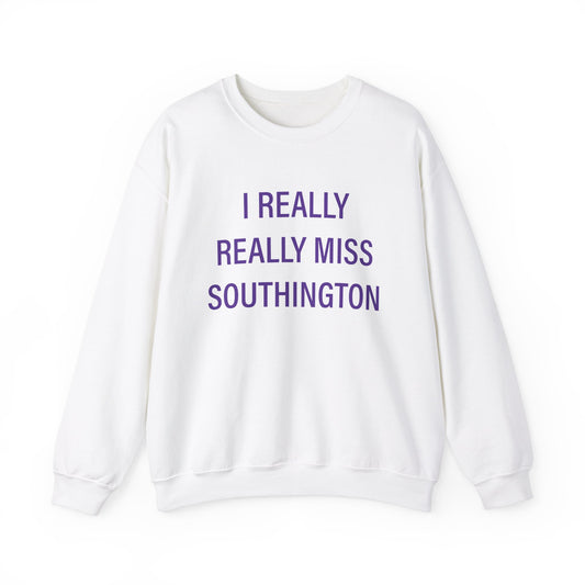 I Really Really Miss Southington Unisex Heavy Blend™ Crewneck Sweatshirt