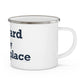 Ledyard is My Happy Place Enamel Camping Mug