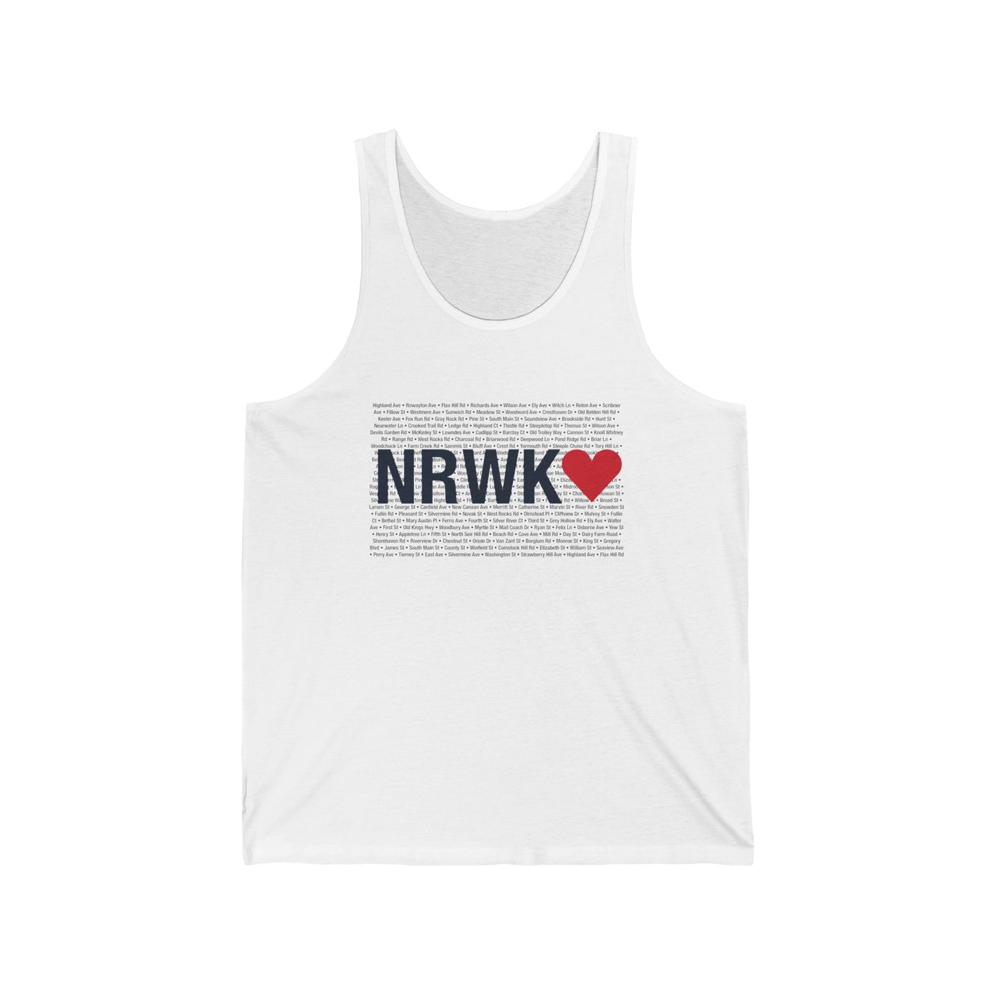 Norwalk Love Unisex Jersey Tank Top
