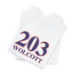 203 Wolcott Red White & Blue Unisex Jersey Short Sleeve T-Shirt