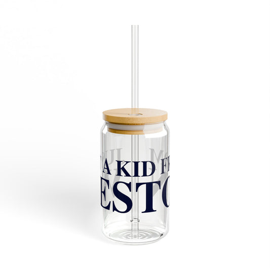 Just a kid from Weston Sipper Glass, 16oz