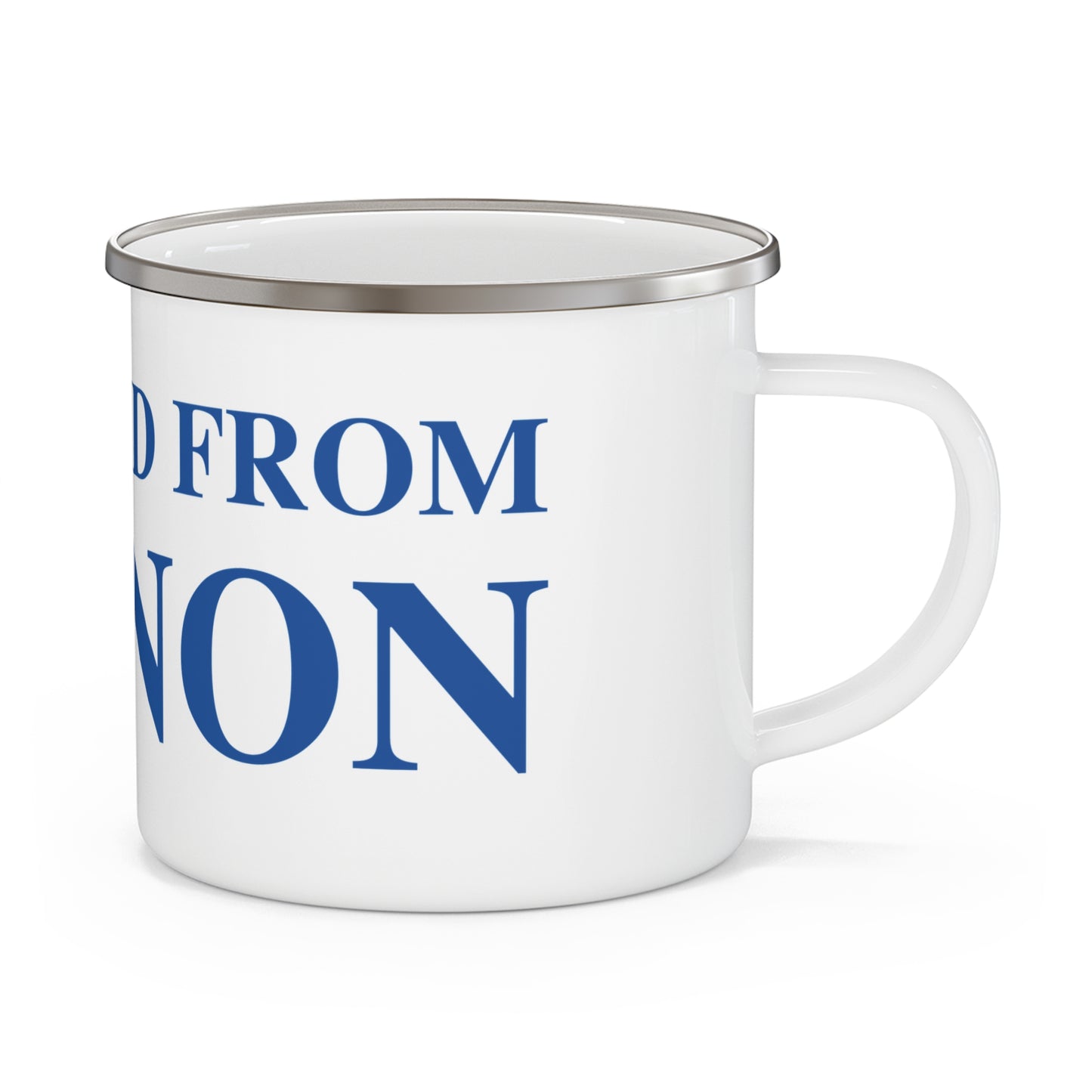 Just a kid from Vernon Enamel Camping Mug