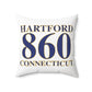Hartford 860 Connecticut Polyester Square Pillow