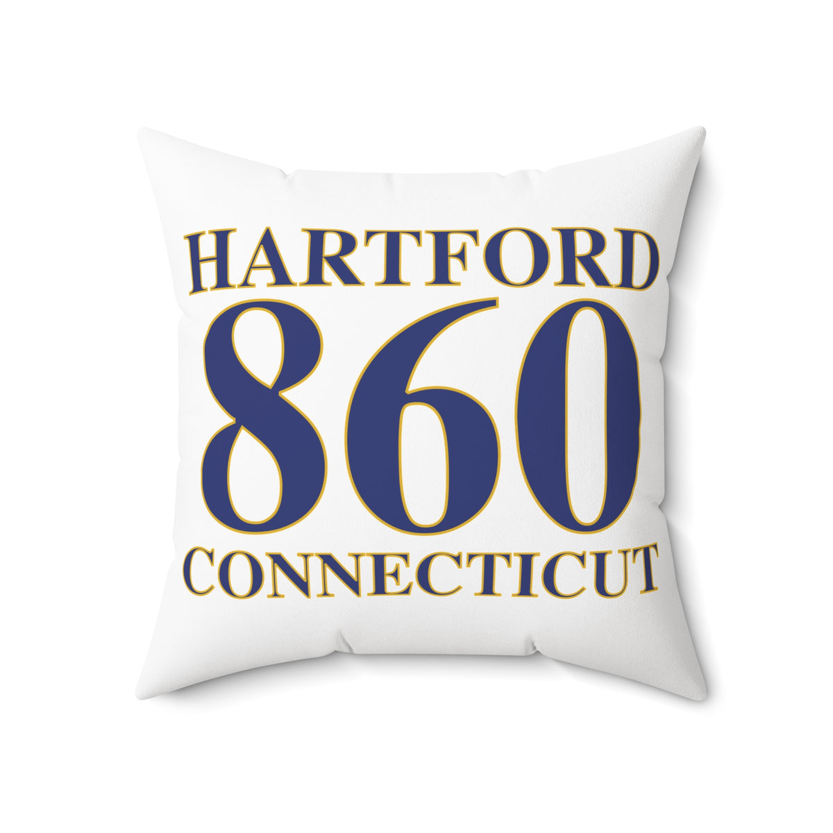 Hartford 860 Connecticut Polyester Square Pillow