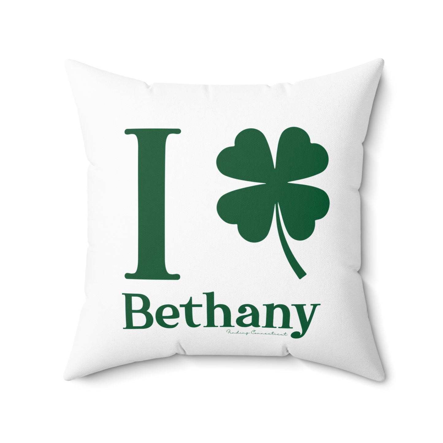 I Clover Bethany Spun Polyester Square Pillow