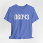 06043 Bolton CT Zip Code Unisex Jersey Short Sleeve T-Shirt