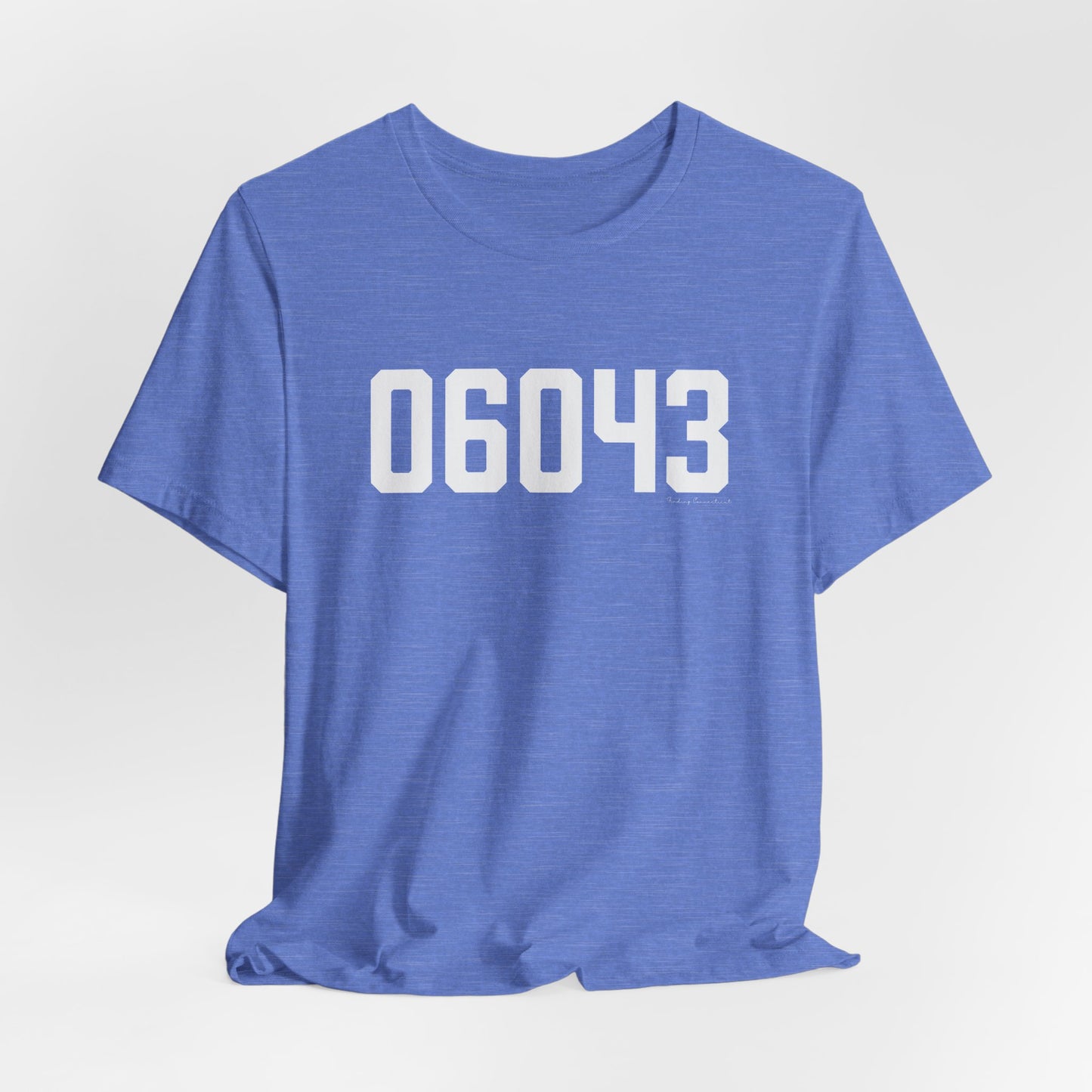 06043 Bolton CT Zip Code Unisex Jersey Short Sleeve T-Shirt