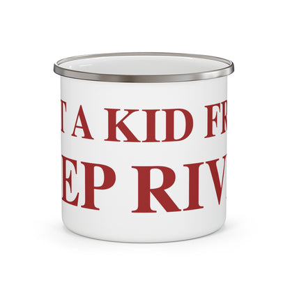 Just a kid from Deep River Enamel Camping Mug