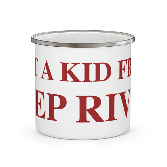 Just a kid from Deep River Enamel Camping Mug