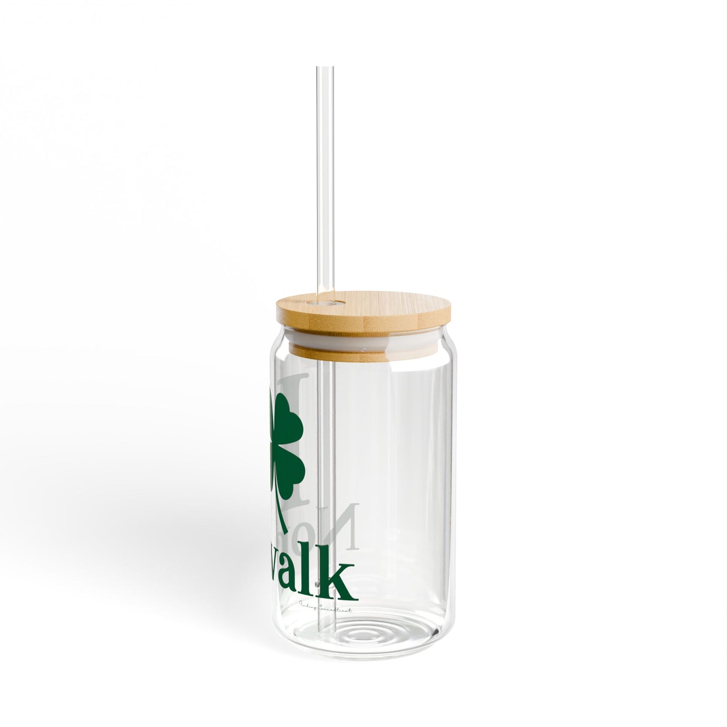 I Clover Norwalk Sipper Glass, 16oz