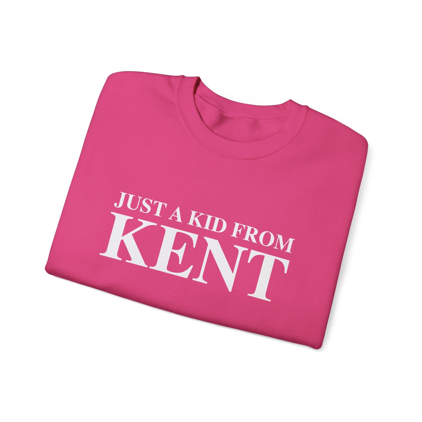 Just a kid from Kent Unisex Heavy Blend™ Crewneck Sweatshirt