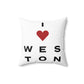 Weston Vision Spun Polyester Square Pillow