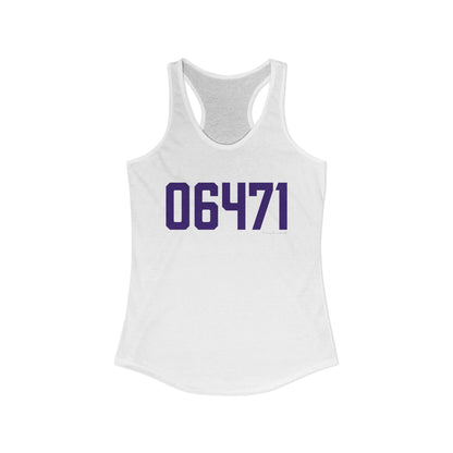 06471 North Branford Connecticut Zip Code Women's Ideal Racerback Tank Top
