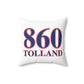 860 Union Red, White & Blue Spun Polyester Square Pillow