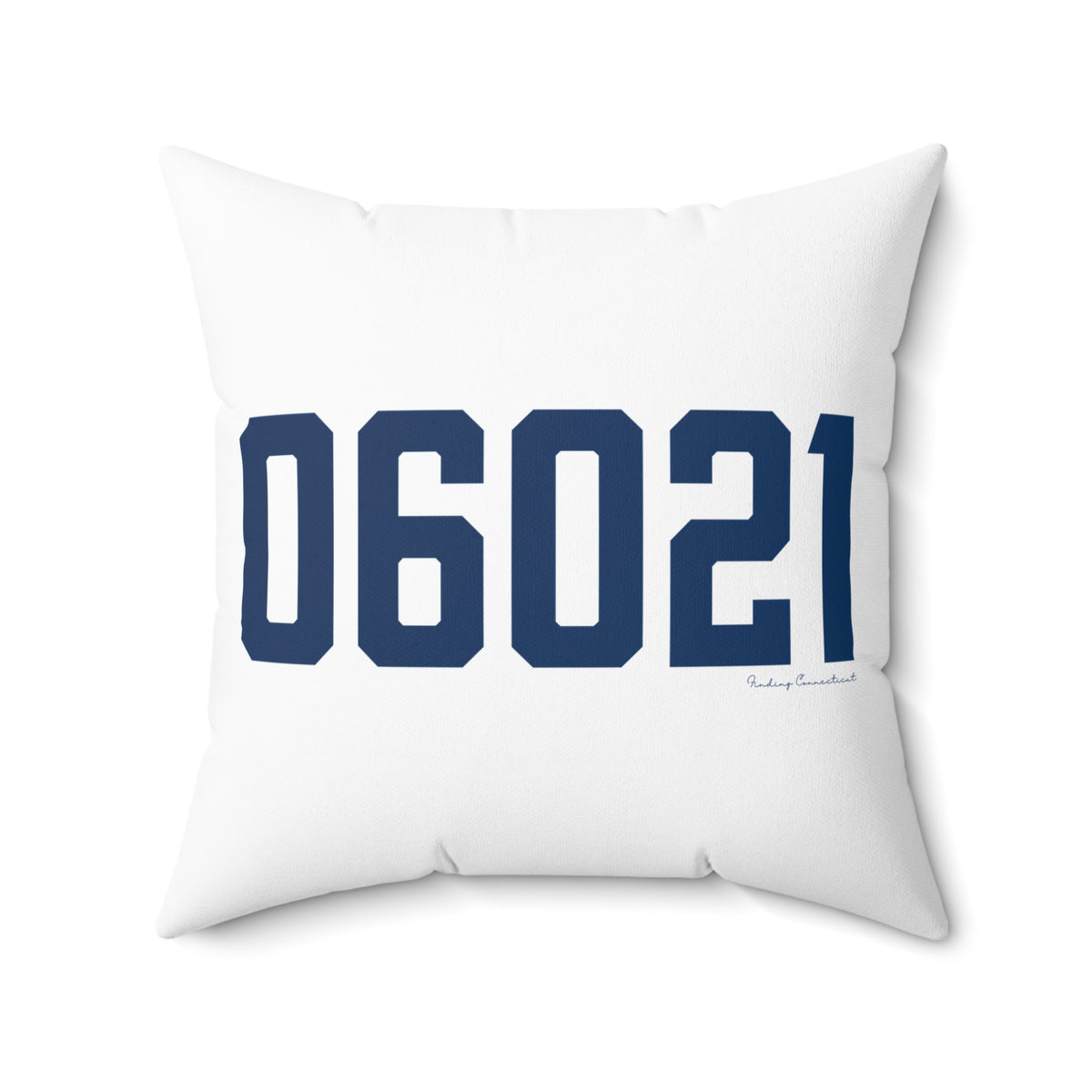06021 Colebrook Connecticut Zip Code Polyester Square Pillow