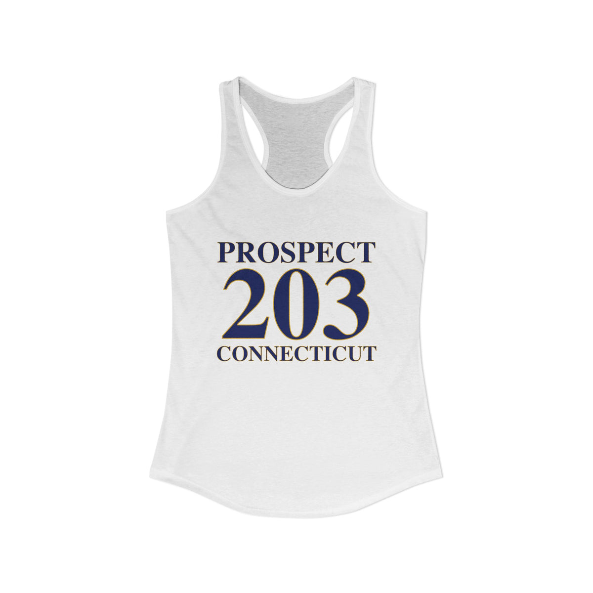 Prospect 203 Connecticut Women's Ideal Racerback Tank Top