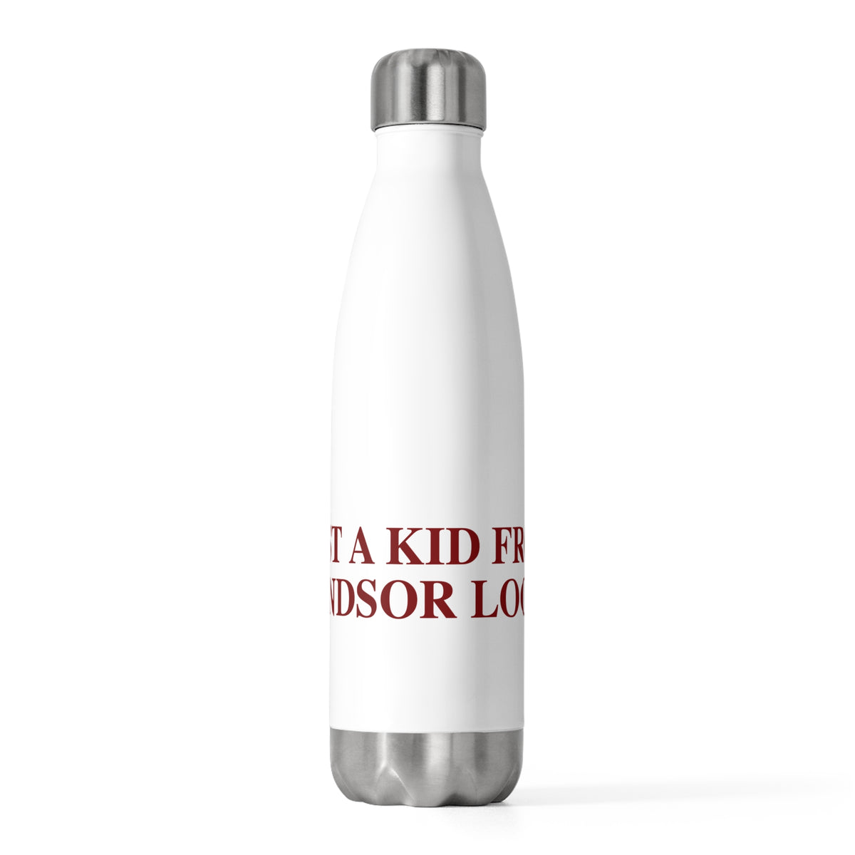 Just a kid from Windsor Locks 20 oz Insulated Bottle