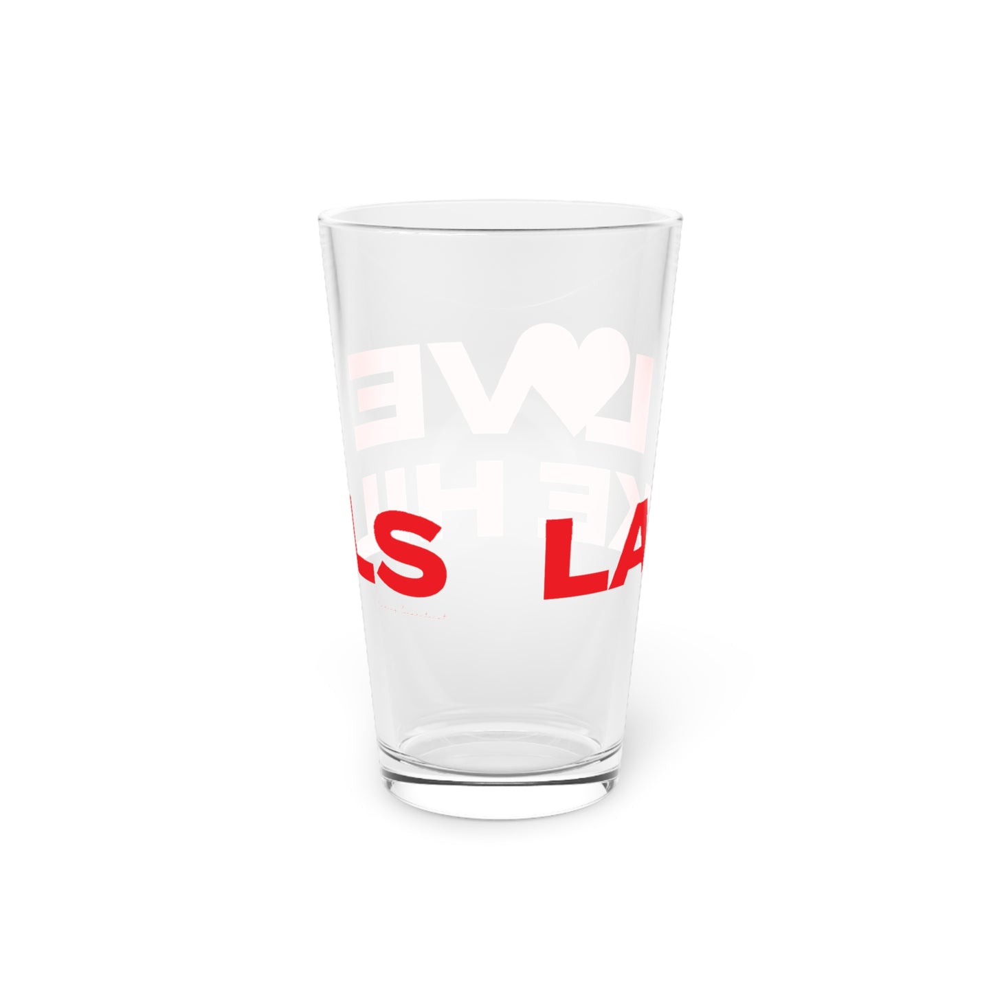 Love Lake Hills Pint Glass, 16oz