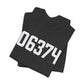 06374 Plainfield CT Zip Code Unisex Jersey Short Sleeve T-Shirt