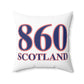 860 Scotland Red, White & Blue  Spun Polyester Square Pillow