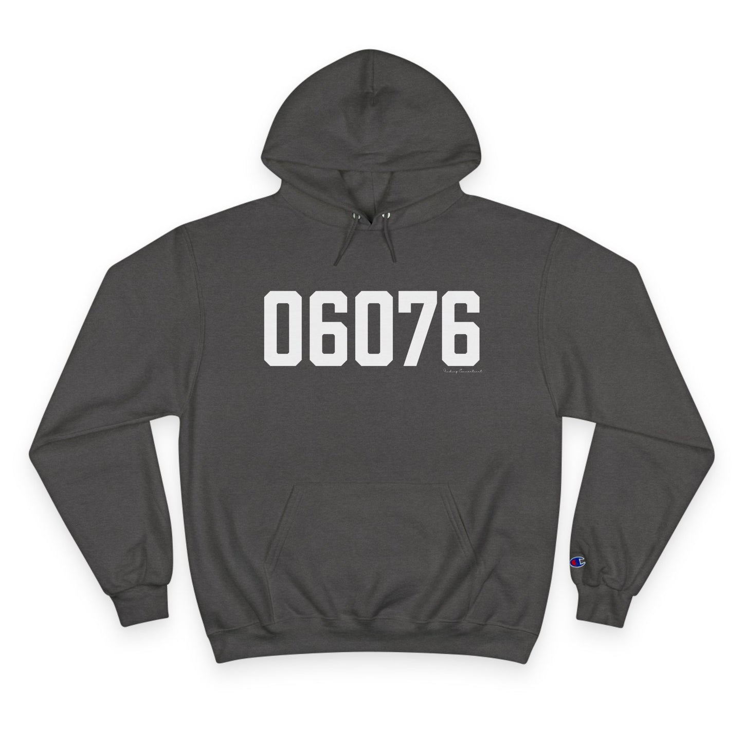 06076 Union CT Zip Code Champion Hoodie