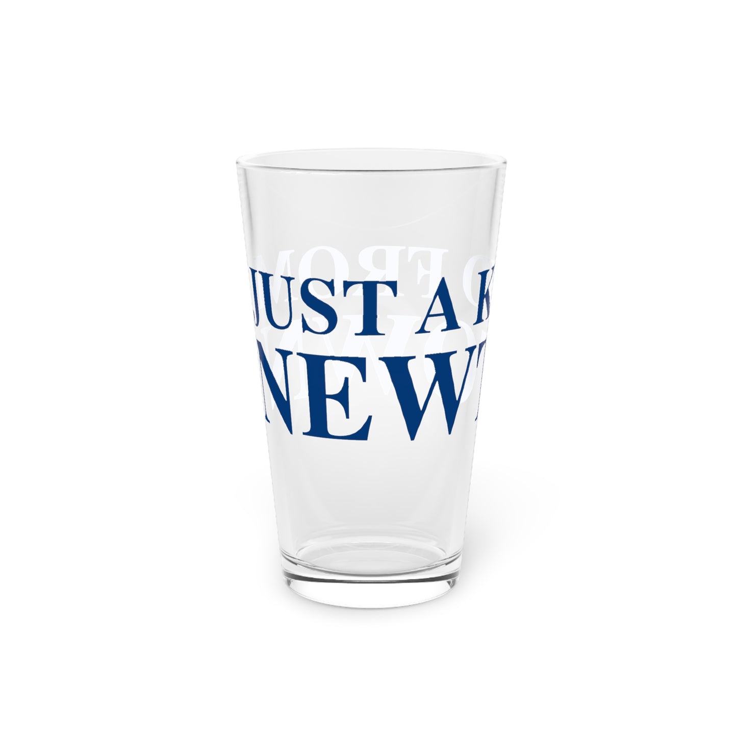 Just a kid from Newtown Pint Glass, 16oz