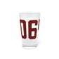 06478 Oxford Connecticut Zip Code Pint Glass, 16oz