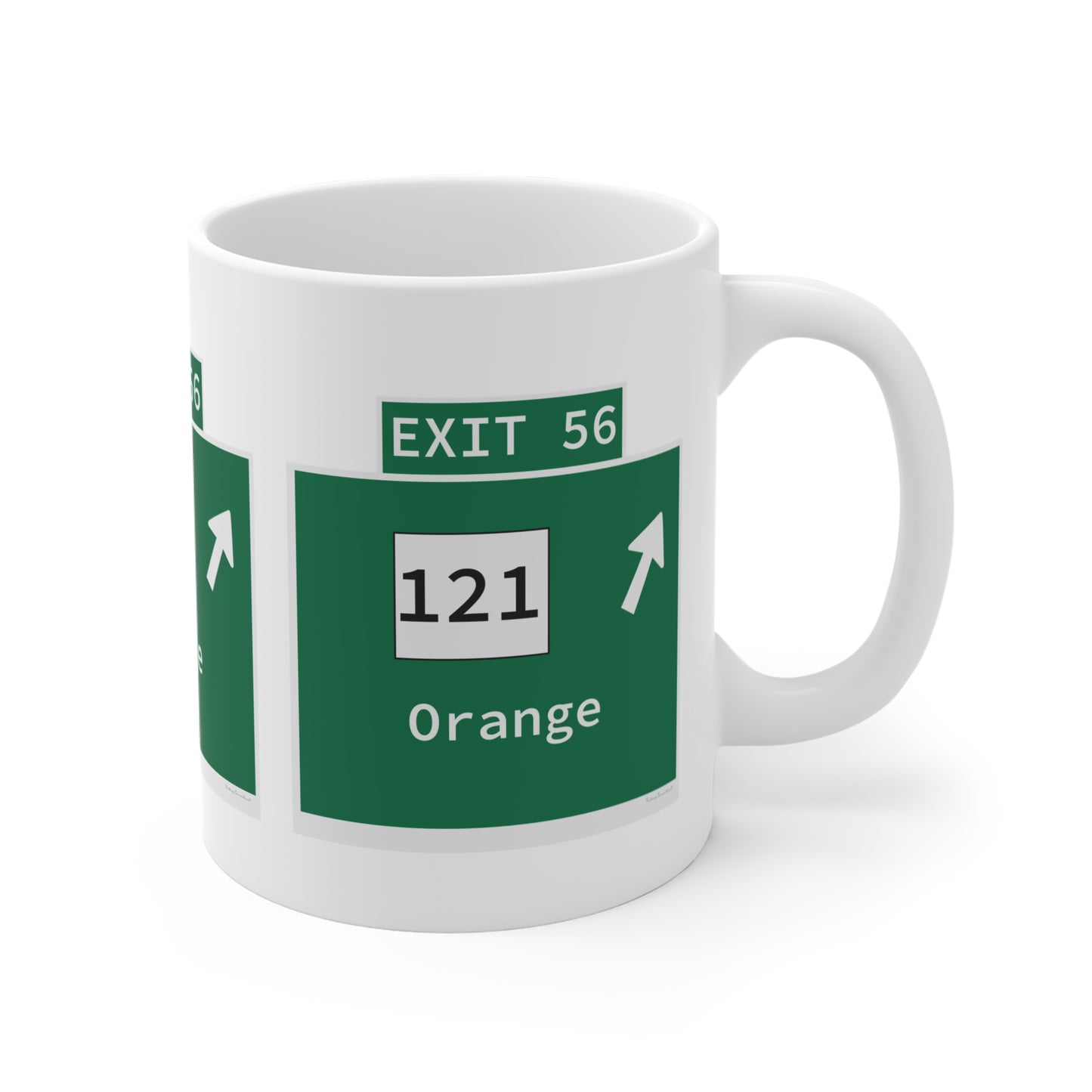 Vintage WCP Exit 56 Sign Mug 11oz