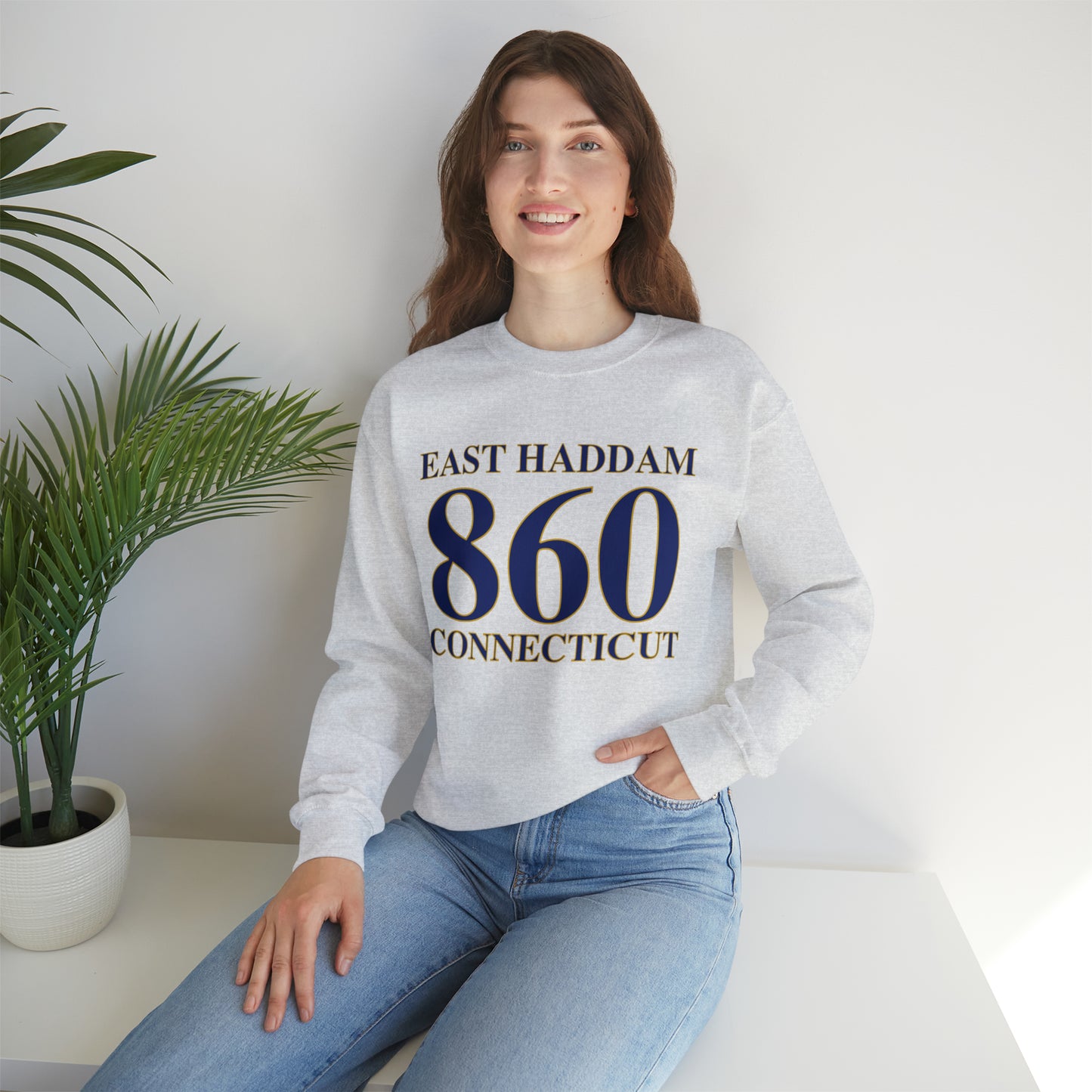 East Haddam 860 Connecticut Unisex Heavy Blend™ Crewneck Sweatshirt