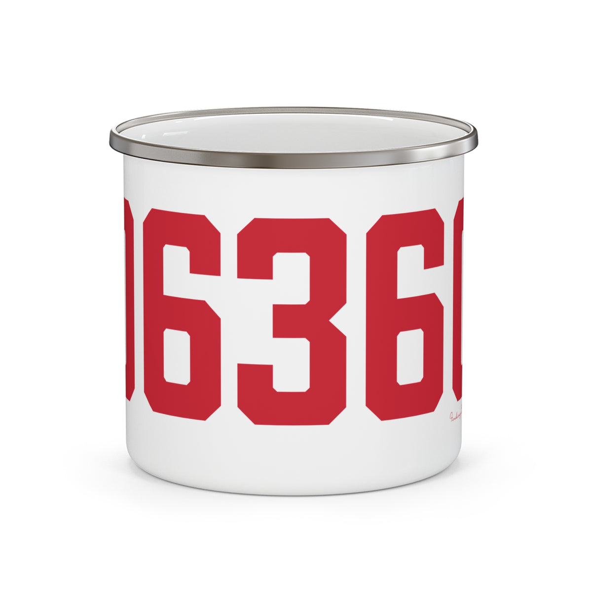 06360 Norwich Connecticut Zip Code Enamel Camping Mug