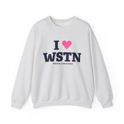 I Heart WSTN Unisex Heavy Blend™ Crewneck Sweatshirt