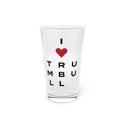 Trumbull Vision Pint Glass, 16oz