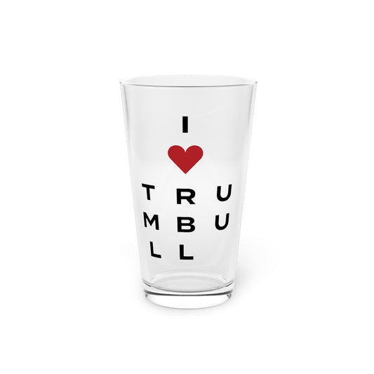 Trumbull Vision Pint Glass, 16oz
