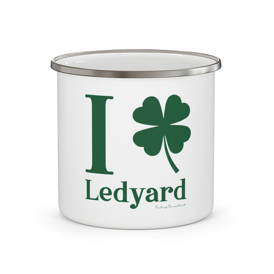 I Clover Ledyard Enamel Camping Mug