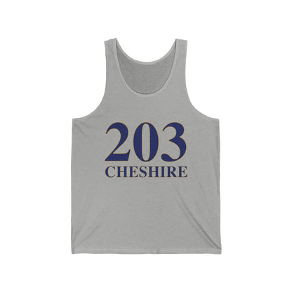 203 Cheshire Unisex Jersey Tank