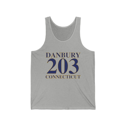 Danbury 203 Connecticut Unisex Jersey Tank Top