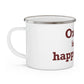 Oxford is My Happy Place Enamel Camping Mug