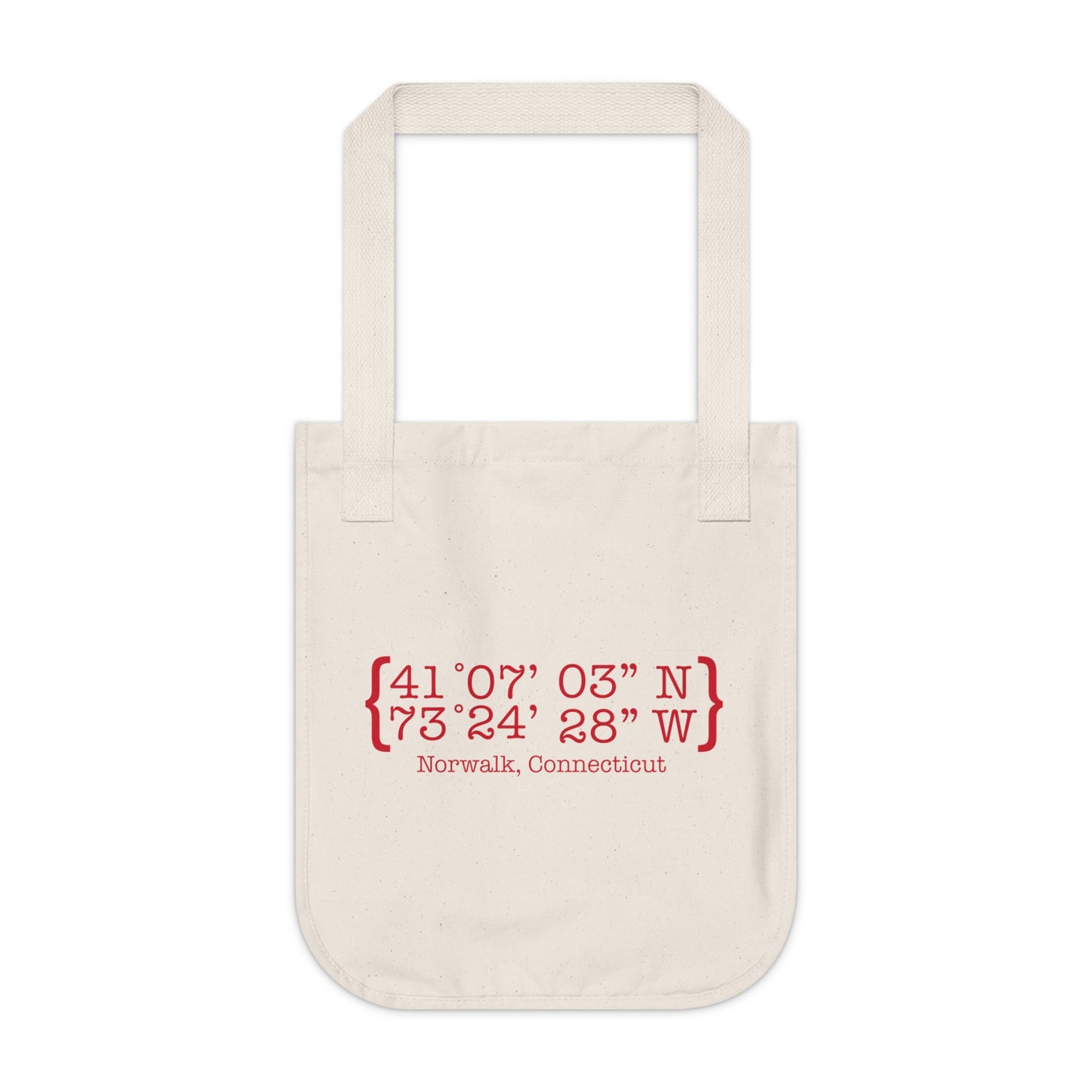 Norwalk Coordinates Organic Canvas Tote Bag