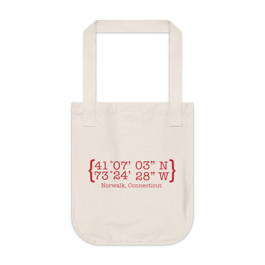Norwalk Coordinates Organic Canvas Tote Bag